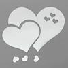 Creative 3D Heart-Shaped Acrylic Wall Stickers Self-Adhesive Diy Home Art Mirror