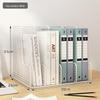 Large Metal Desk Organizer: File Rack & Bookshelf for Office Supplies
