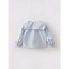 Mark Jenny Elegant Bow Tie Girls' Navy Collar Shirt Kids' Shirt Top Spring New Style 560195