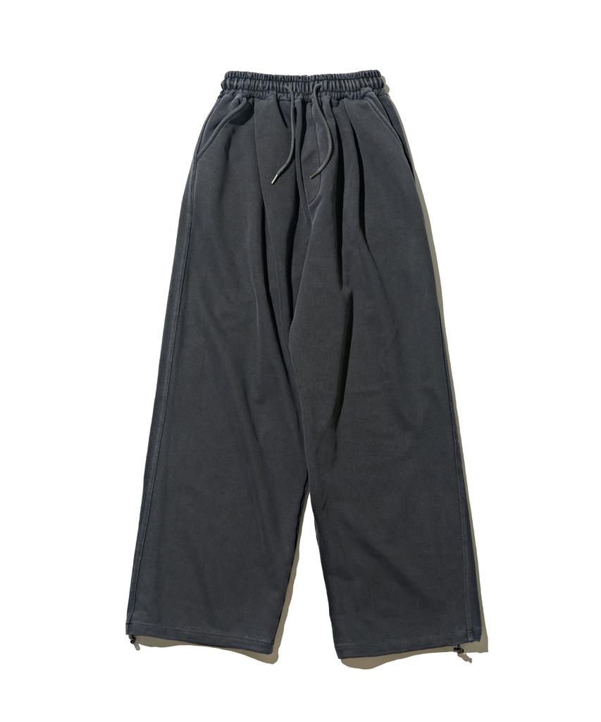 OTHERFITS Pigment Wide String Pants (Charcoal)
