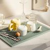 Non-Slip PVC Bar Mat Reusable Drain Pad Bowl Plate Table