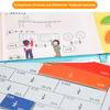 1 Set Magnetic Fraction Demonstration Book Fraction Learning Magnetic Tiles Circles Educational Fraction Puzzle Teaching Aid Math Manipulatives