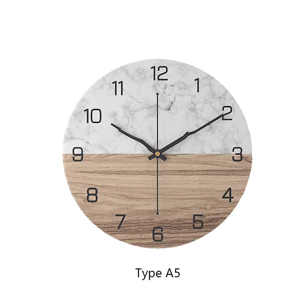 Многоцветный опциональный европейский имитация мрамора настенные часы простой современный дизайн кварц гостиная украшение дома кухня беззвучный