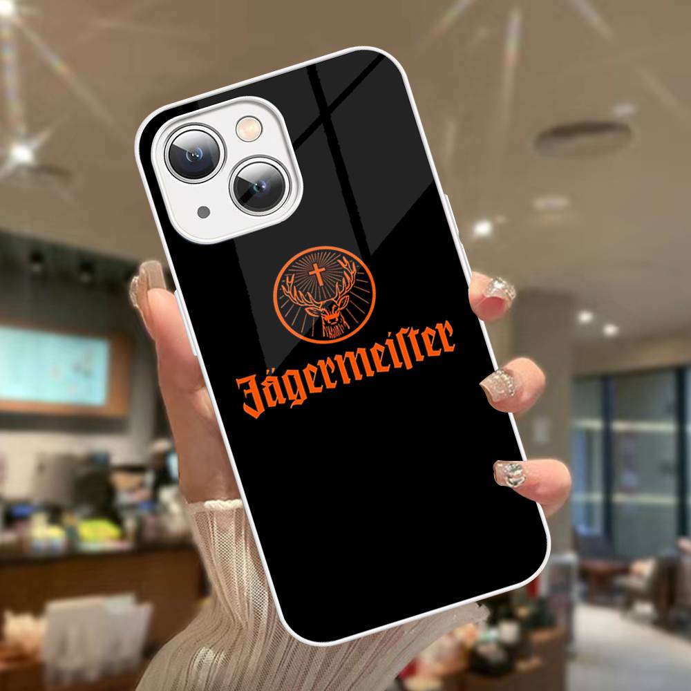 Hot J-JaegermeisterS For IPhone 14 13 12 Mini 11 Pro XS Max X XR 14 Plus Tempered Glass Cover