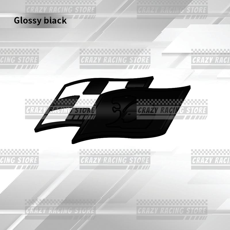 1Pc Car Badges HSV Racing Flag Trunk Emblem Metal Stickers Body Decals Letter Grille Decor For HSV Astra Commodore GTS R8