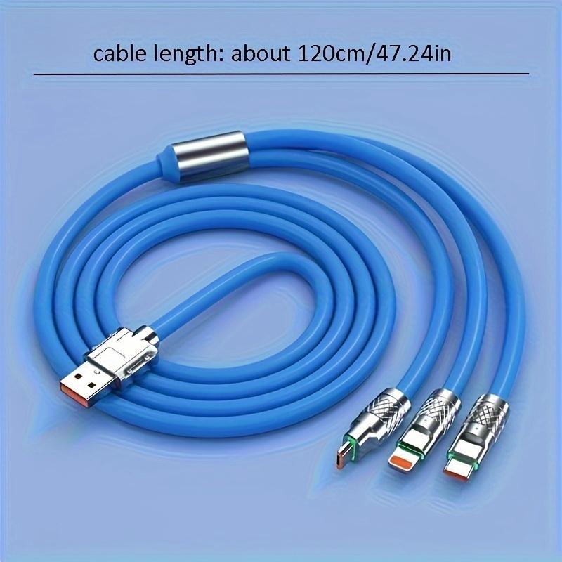 Сверхбыстрый зарядный кабель USB Type-C мощностью 120 Вт для iPhone и других устройств на полной скорости, цифровые кабели