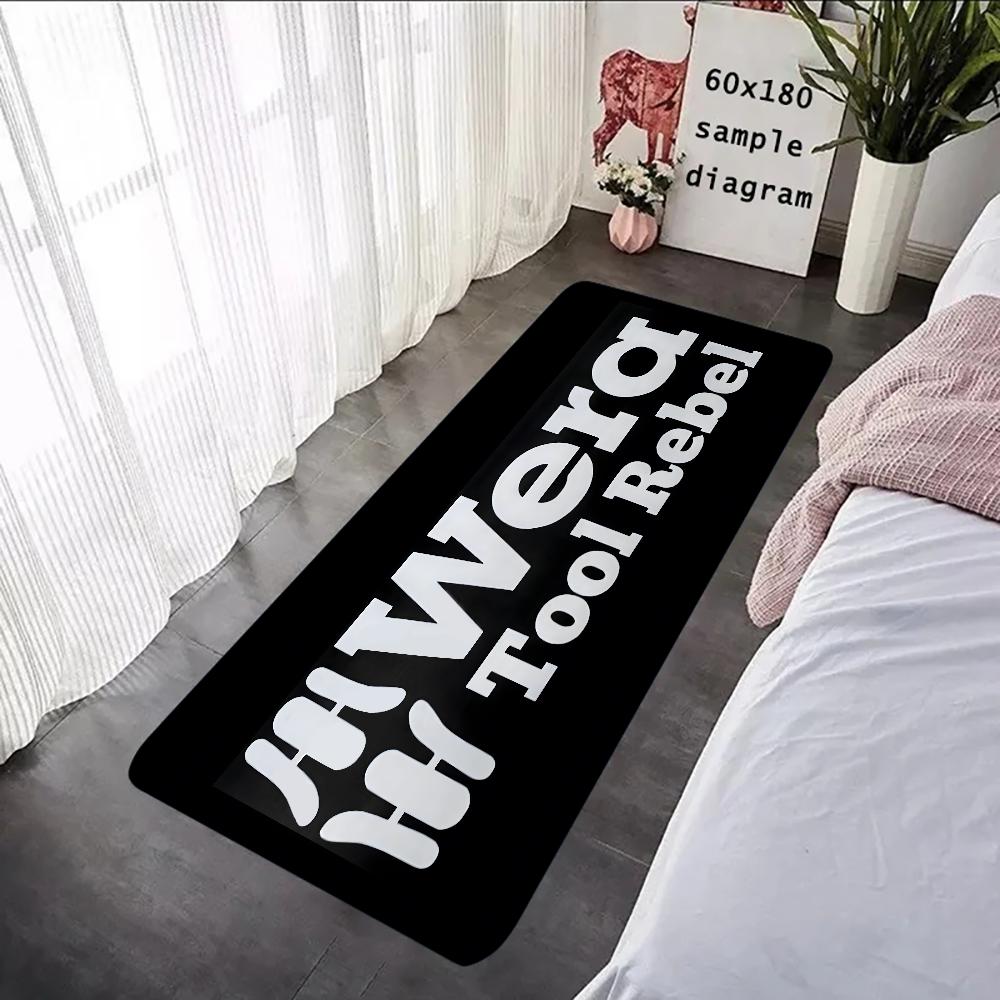 W-Wera-Tools Будь Инструментальным Бунтарем Коврик с Графическим Принтом Фланелевый Коврик для Ванной Кухни Прихожей Ковер Домашний Декор