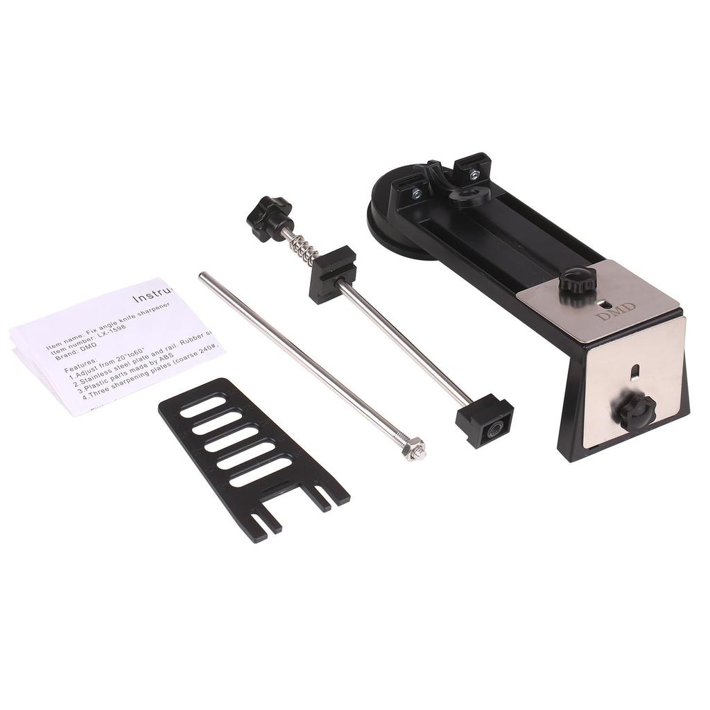 Fixed-angle Knife Sharpener Kit Knife Grinder Professional Fine Medium Coarse 4 Sharpening Stones 120# 320# 600# 1500# for Knife Scissors