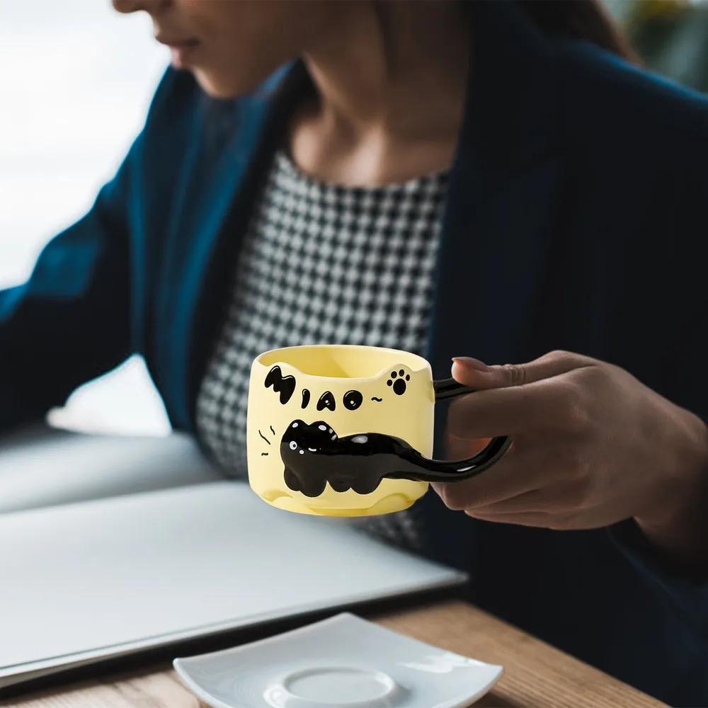 Creative Mug 380ml-Cute Cat Ceramic Cup