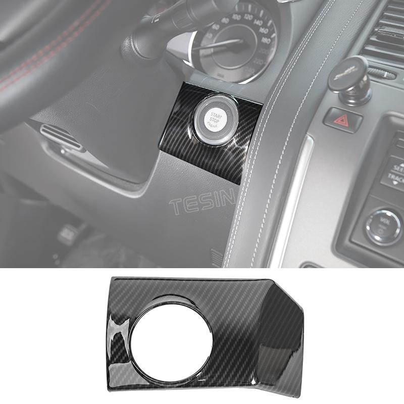 TESIN ABS углеродное волокно, центральная консоль автомобиля, украшение на приборную панель, наклейки, аксессуары для интерьера для Nissan Patrol Y62