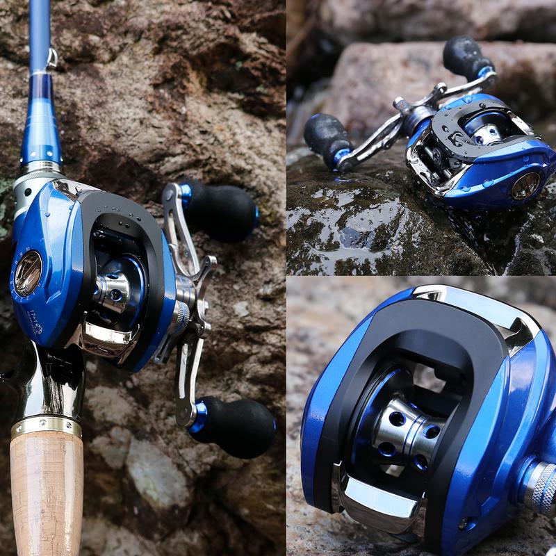 Рыболовная катушка Carbon Drag Катушки для приманки17 + 1BB Левая/Правая рука Спорт на открытом воздухе Колесо для рыболовных снастей