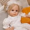 50CM Maggie Handmade High Quality Soft Vinyl Silicone Reborn Toddler Detailed Lifelike Hand-rooted Hair Collectible Art Doll