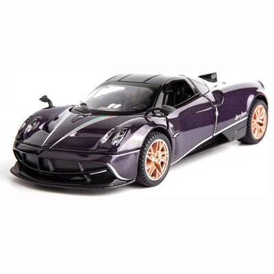 1:32 Pagani Huayra Dinastia из цинкового сплава, модель автомобиля со звуком и светом, игрушечный автомобиль с откатом, подарки для детей, литая под давлением масштабная модель