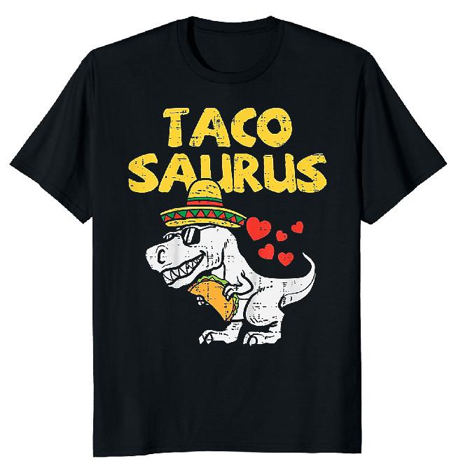 НОВИНКА ОГРАНИЧЕННАЯ серия Dino Забавный прикольный футболка Taco Saurus Essential