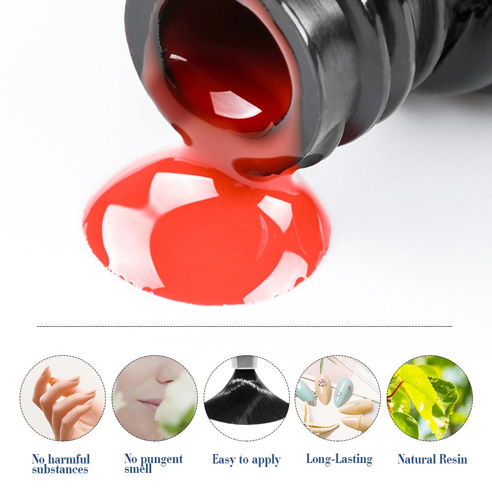 PHOENIXY 7 мл Гель-лак для ногтей Полуперманентный гель 80 цветов Блестящий гель Soak Off Блеск Стартовый набор Маникюрный набор для маникюрного салона