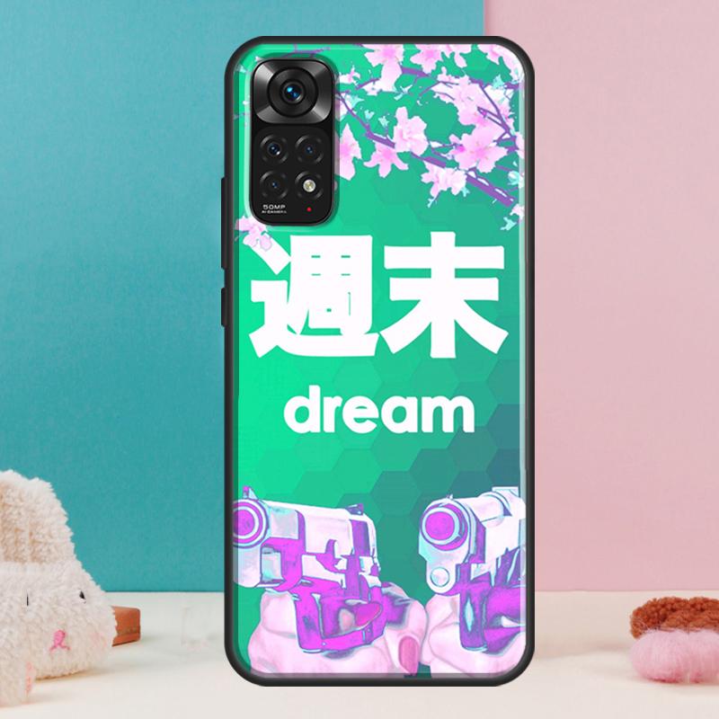 Чехол Vaporwave Glitch Anime для Xiaomi Redmi Note 14 12 11 9 10 13 Pro 9S 10S 11S 12S Redmi 13C 10C 12C 14C