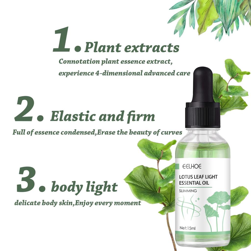 EELHOE Масло для похудения от целлюлита Похудение Крем для похудения Быстрое сжигание жира Эссенция листьев лотоса Масло Продукты для похудения живота, бедер и тела