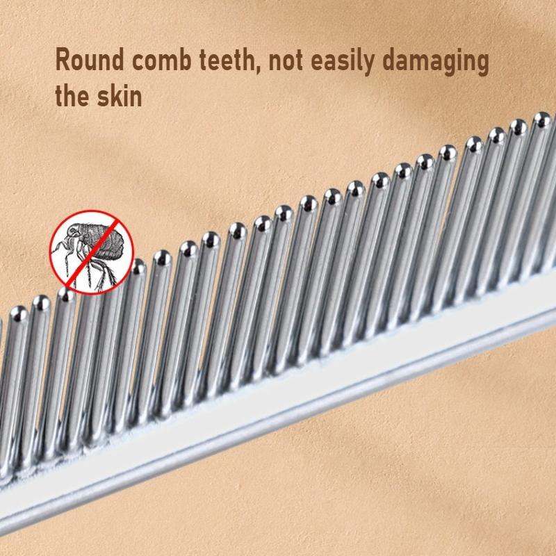 Расческа для питомцев, собака, кошка, расческа для морды и рта, расческа для питомцев, частые зубья, мелкозубая маленькая расческа, мини-расческа для морды, расческа для кошки