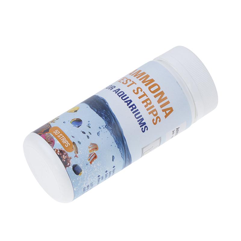 50 шт./бутылка полоски для быстрого определения качества воды на аммиачный азот, набор полосок для быстрого определения качества воды для благополучия аквариума