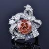 Sace Gems Classic Bowknot Copper Alloy Zircon Ring Ladies Jewelry Wedding Promise Party Gift