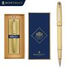 Montagut Classic Серебряная и Золотая Отделка Иридиевая Роллербол Ручка Роскошная Ручка для Подписи с Подарочной Коробкой