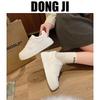 2025 Small Man Thick-soled Heightening Little White Shoes Women's New Spring and Autumn Casual Versatile Korean Sports Round Head Board Shoes