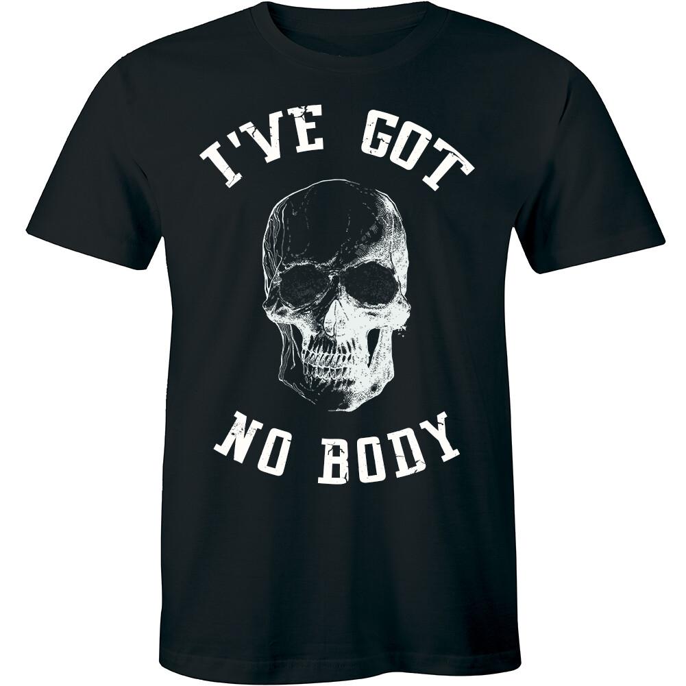 I've Got No Body - Funny Halloween Skeleton Head Shirt Men's T-shirt Tee