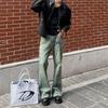 Джинсы клеш JYL для мужчин Американский стиль Рваные Летние Свободные Широкие До пола Джинсовые