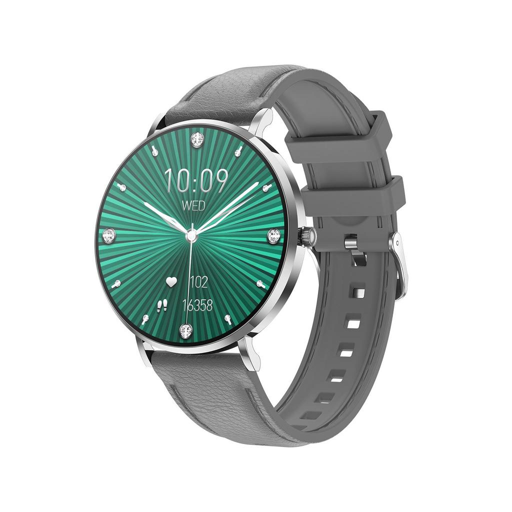 T8 Pro Ультратонкие умные часы: 1,36” AMOLED, Всегда включенный дисплей, Bluetooth-звонки, Монитор сердечного ритма и артериального давления для женщин