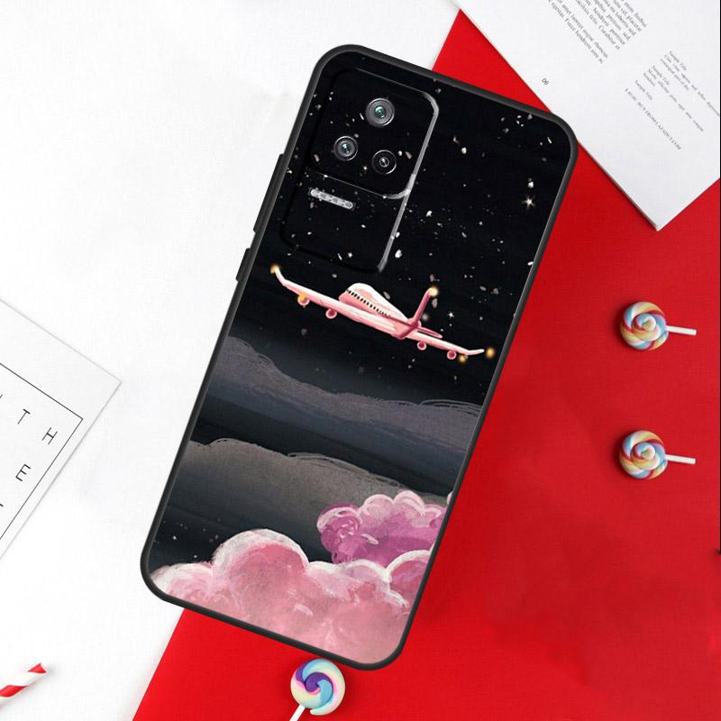 Черно-белый Лунный Космический Астронавт Чехол Для Xiaomi 14T 11T 12T 13T Pro 13 14 15 Ultra POCO X7 Pro X3 X5 X6 F5 F6 M6 Pro Чехол