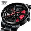 SVJ оригинальные часы-ступица с колесом, мужские GT500, вращающийся трехмерный полый циферблат, модификация автомобиля, таблица культурной концепции