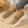 Мода 2024 года, новые женские туфли, горячая распродажа, женские туфли из вулканизированной кожи, осенние дышащие сетчатые однотонные повседневные удобные туфли больших размеров