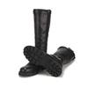 Barbara Leather Fleece 3cm Long Boots Bbe854bk