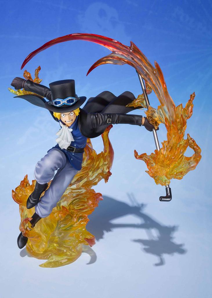 TAMASHII NATIONS Figuarts ZERO ONE PIECE Сабо -Огненный Кулак- Прибл.. Готовая раскрашенная фигурка из АБС и ПВХ, 190 мм