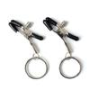 Metal Short Nipple Clips Breast Clamps Clitoral Stimulator with Pull Rings BDSM Sex Toy Adult Product