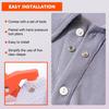 Five Claw Buckle Clamp Set, Baby'S Clothes And Shoes Invisible Color Metal Buckle, Shoe Bag Belt Hole Snap Button Plier Tool