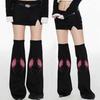 Womens Flared Long Leg Socks Subcultures Leg Warmers Harajuku Punk Boot Socks Fashion Baggy Cuffs Ankle Heap Socks