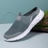 Summer Men's Semi Slippers Mesh Breathable Casual Shoes Lazy People's Foot on Men's Shoes Sports Style Sandals Anti Slip Beach