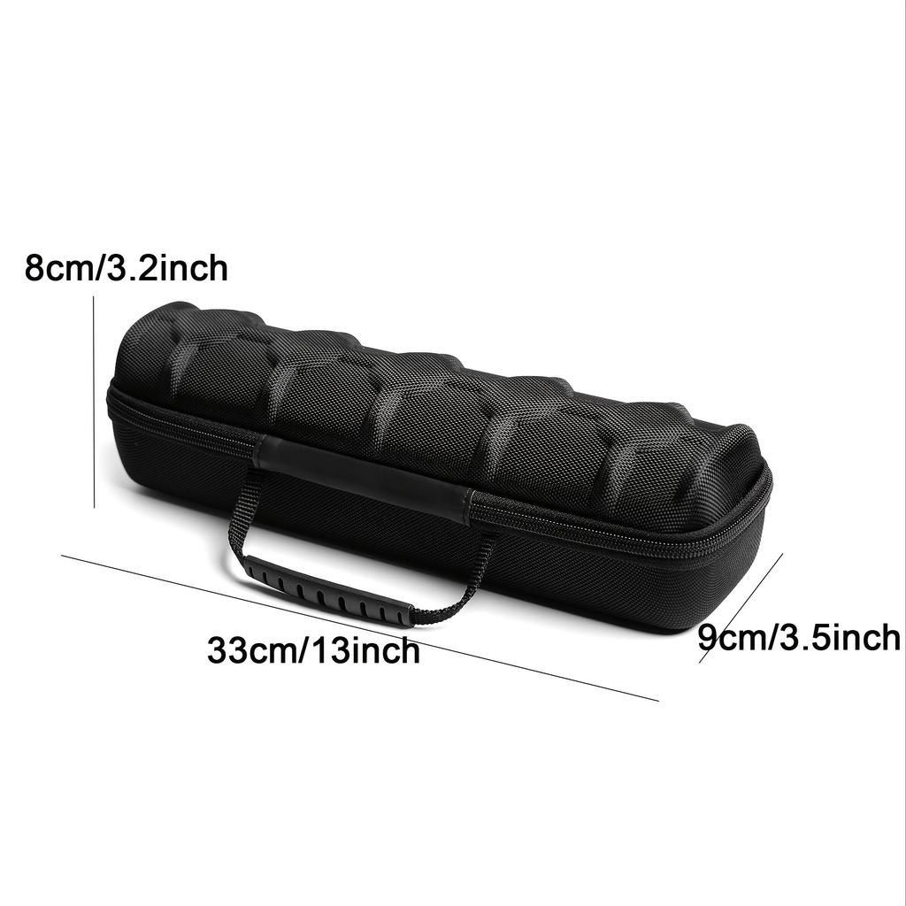 5-Slot Shock-Absorbing Nylon Watch Case - Portable Travel Watch Box with Hard Shell Protector, Durable Fabric-Lined Interior