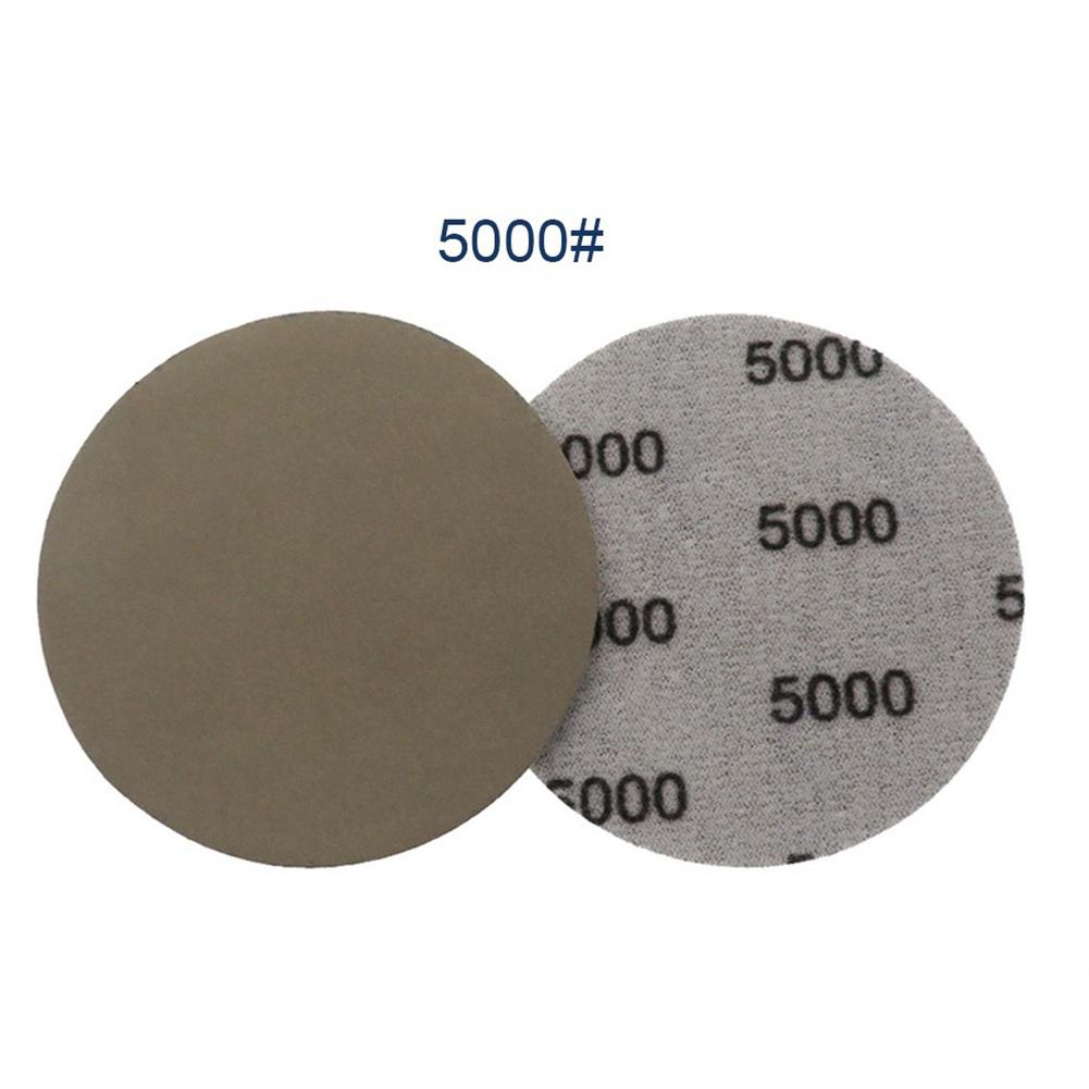 10PCS 3 Inch Silicon Carbide Sanding Discs Wet/Dry Sanding Sandpaper 240-10000 Grit Sanding Paper Set Abrasive Disc Tools