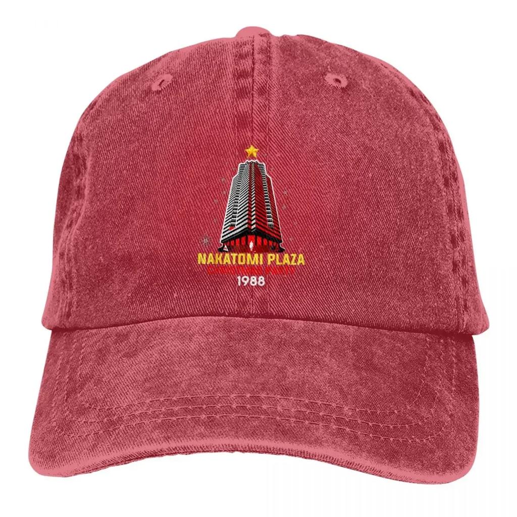 Мужская бейсболка Nakatomi Plaza Trucker Snapback, ковбойские кепки, шляпа для папы, вечеринка в стиле фильма «Крепкий орешек» 1988 года, шляпы для гольфа с Брюсом Уиллисом