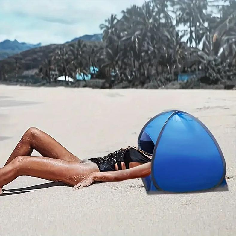 Creative Outdoor Mini Sun Shelters Camping Pop Up Sun Shade Canopy Head and Face Tent for Beach Picnic