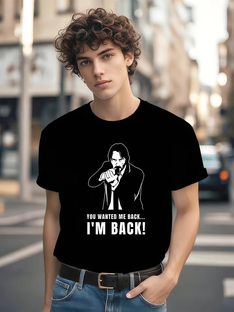 Графическая футболка John Wick Графическая футболка - ВЫ ХОТЕЛИ МЕНЯ Б...