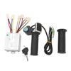 Controller Throttle Grip Set 12V500W Electric Speed Controller Display Throttle Rubber Grip with