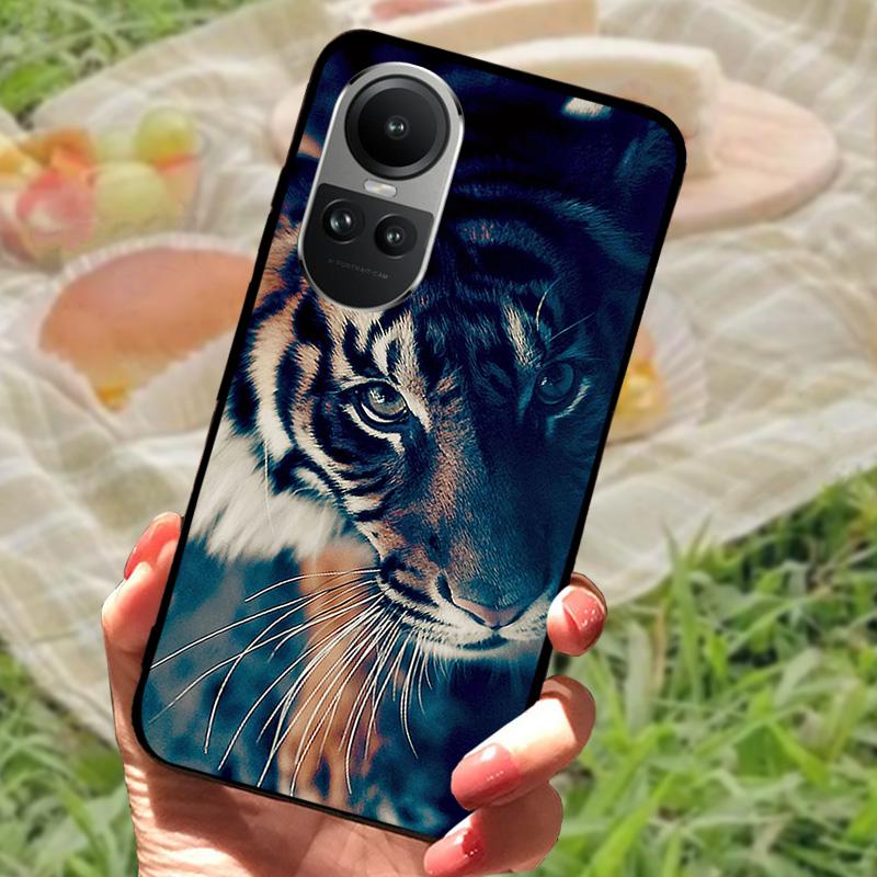 Для OPPO Reno 10 5G Reno 10 Pro 5G Крутой Модный Чехол для Телефона Силиконовый Мягкий Чехол-Оболочка Бампер Для Reno10 Reno10 Pro 5G Funda