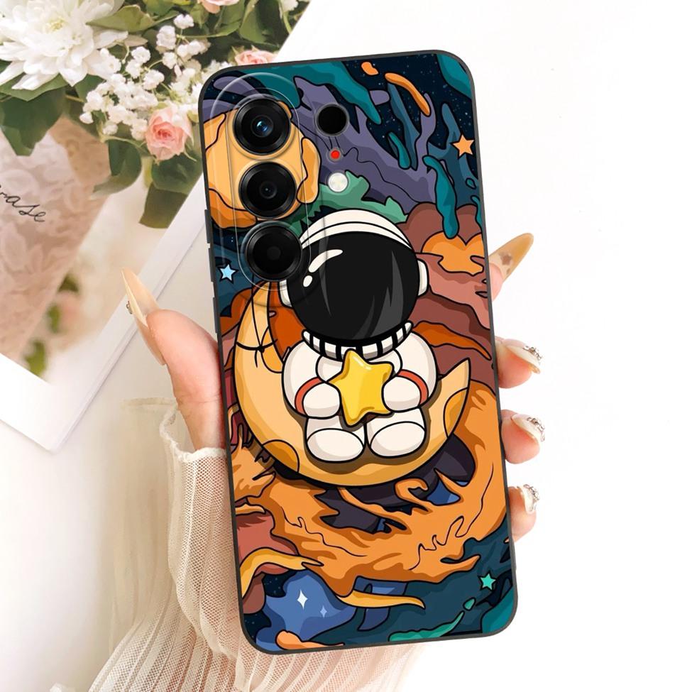 Чехол Для Tecno Camon 50 4G Чехол CN5 Роскошный Модный Цветы Кавайный Милый Расписной Ударопрочный Силиконовый Чехол Для Techno Camon 50 4G