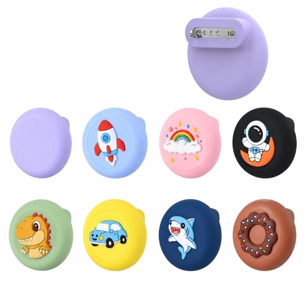 Silicone For AirTag Holder Safety Pin Design For Hidden AirTag Case For AirTag