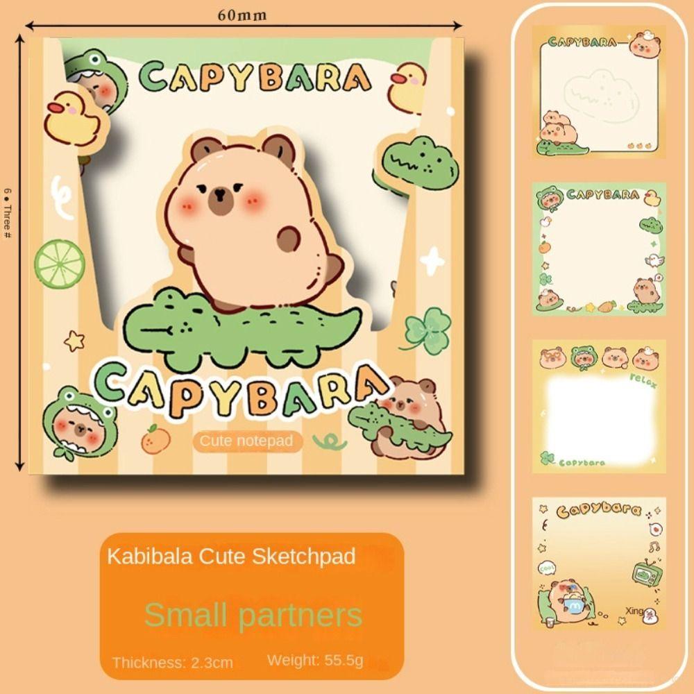 Стационарный материал для заметок Capybara Paper Милый блокнот Capybara DIY Scrapbooking