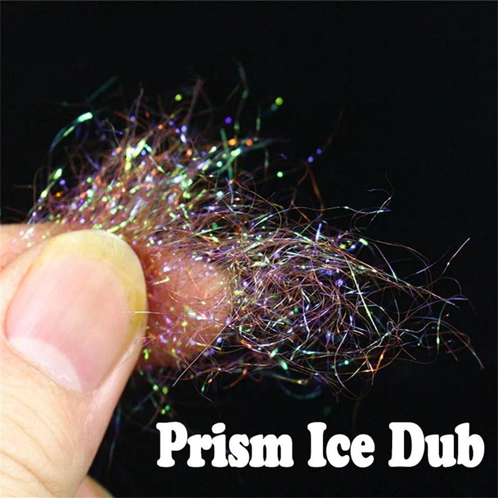 Synthetic Fibers Ice Dubbing Baitfish Streamer Scud Dub DIY Ice Wing  Nymph