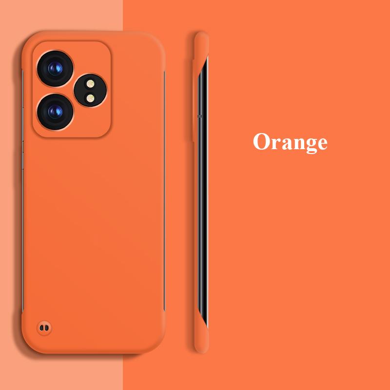 Ультратонкий безрамочный матовый чехол для ПК с защитой от отпечатков пальцев для Xiaomi Poco F6 F5 F4 F3 Pro, противоударный чехол-накладка